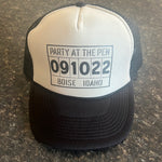 Load image into Gallery viewer, Party At The Pen Plaque 5-Panel Trucker Hat
