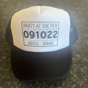 Party At The Pen Plaque 5-Panel Trucker Hat